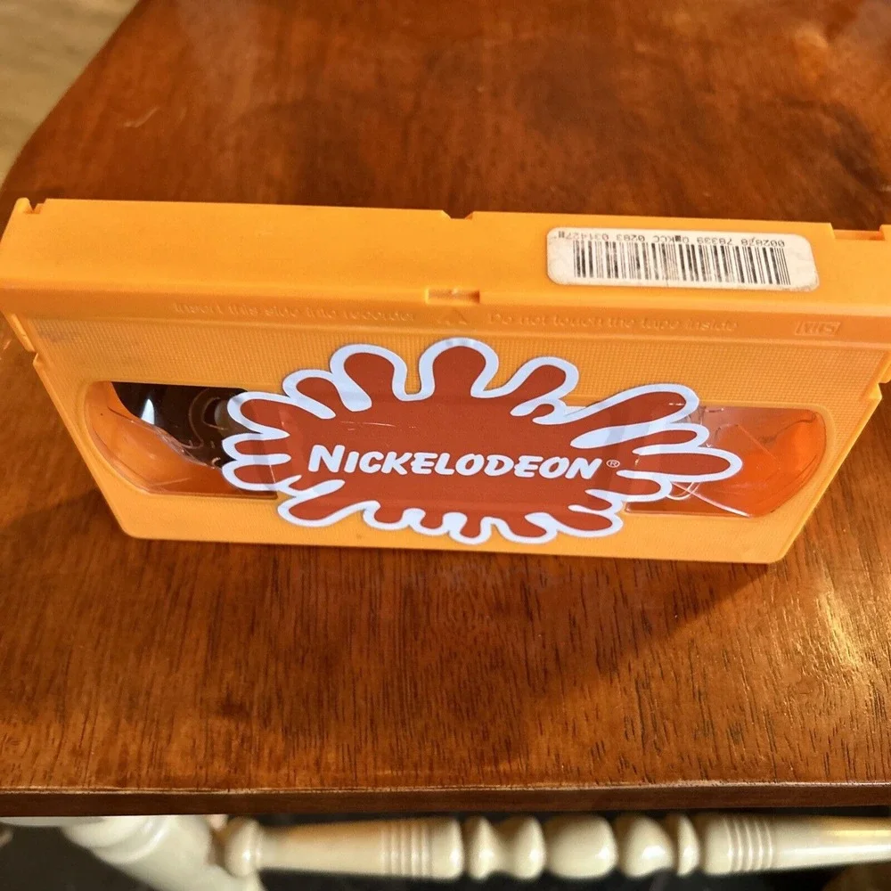 Custom Nickelodeon Orange VHS Splat Light Display C2